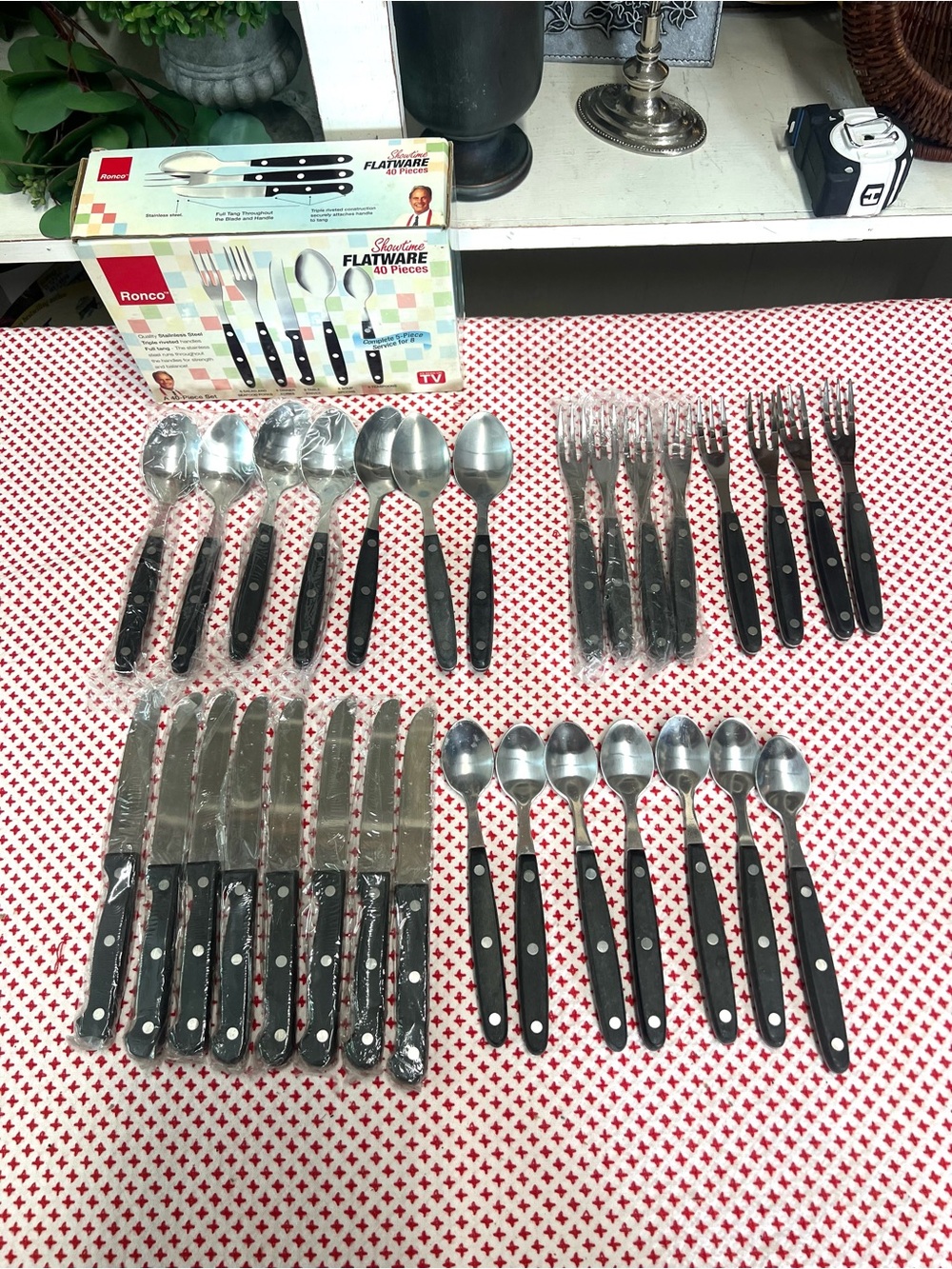 Ronco showtime flatware spoons forks knives replacement